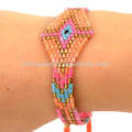 Mode Samen Perlen böhmischen Wrap Armband, Samen Perlen Armband Designs